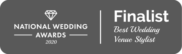 National wedding awards finalist for wedding venue styling