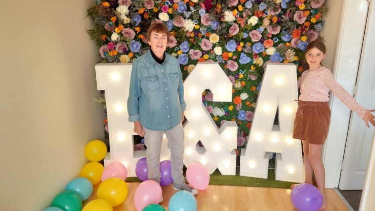 Celebrate in style with a range of flower walls and light up letters for your birthday