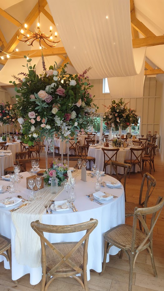 Wedding venue dressers at Hyde House in Cheltenham